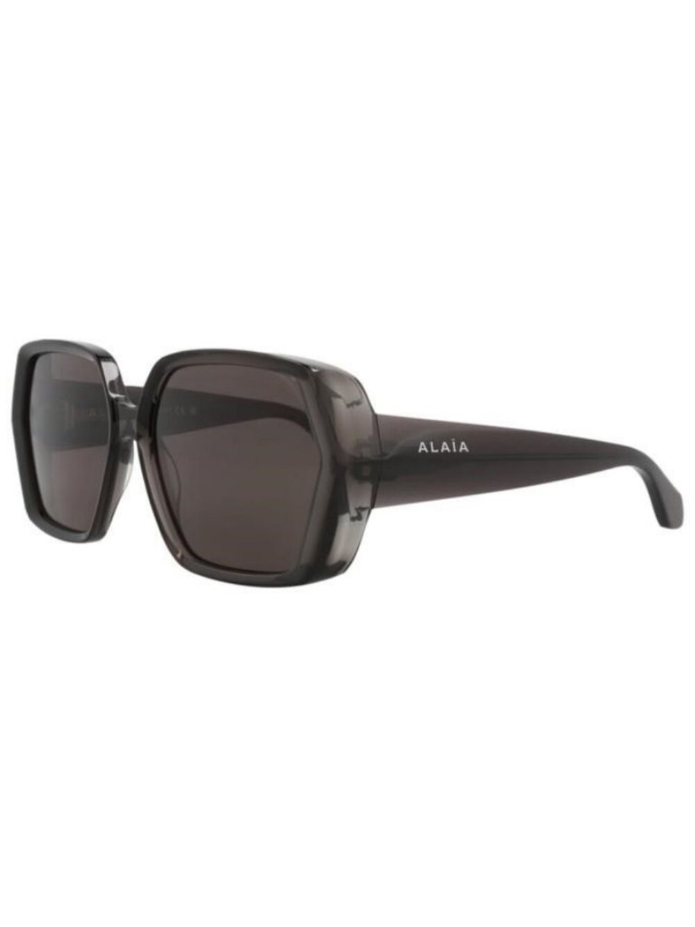 New Alaia Womens Square/Rectangle Grey Grey Grey Fashion Designer Sunglasses